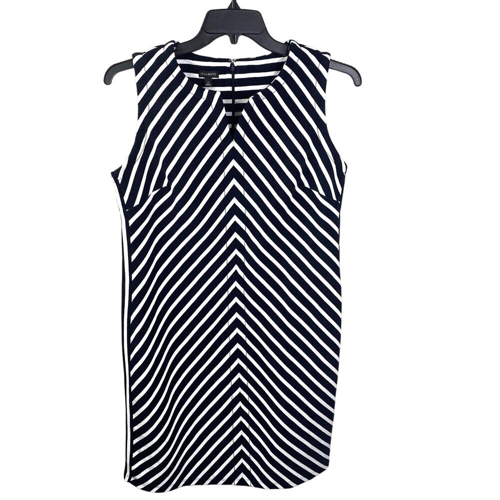 NEW Talbots striped dress size medium